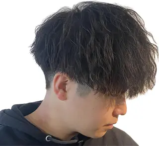 ミディアム パーマ メンズ 【メンズ職人】 ✂️佐藤友のヘアスタイル
