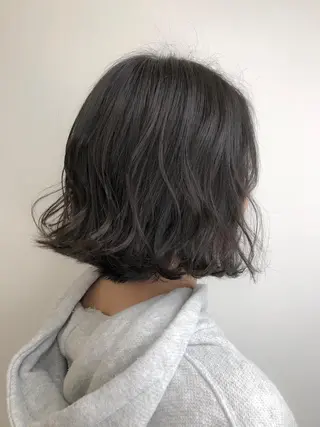 ミディアム カラー 【透明感、艶髪】西村 有司のヘアスタイル