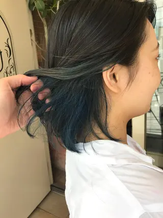 ショート カラー パーマ ヘアアレンジ メンズ ネイル マツエク・マツパ サロンドミルク 原宿のヘアスタイル