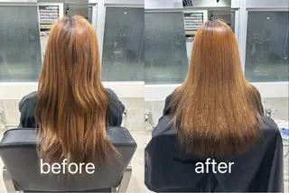 ロング デザインカラー みさのヘアスタイル