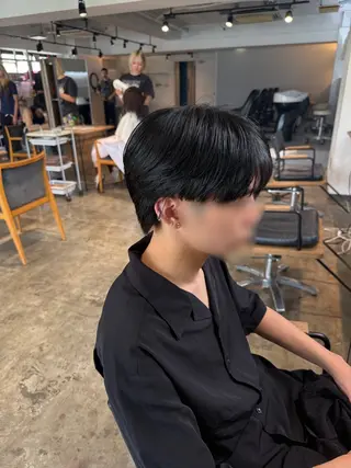 ショート メンズ 🫧ブリーチカラー/ 透明感/みきのヘアスタイル