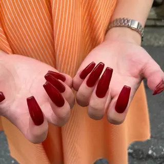 ロング 白石 璃奈のネイルデザイン