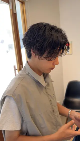 メンズ 荒木 千奈のヘアスタイル