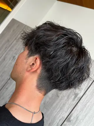 パーマ メンズ キタダ ハルカのヘアスタイル