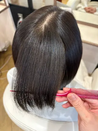 ミディアム 艶感🫧透明感カラー YUKARIのヘアスタイル