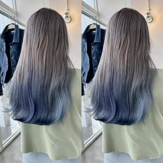 ミディアム カラー yoriダブルカラー 代表すがわらのヘアスタイル