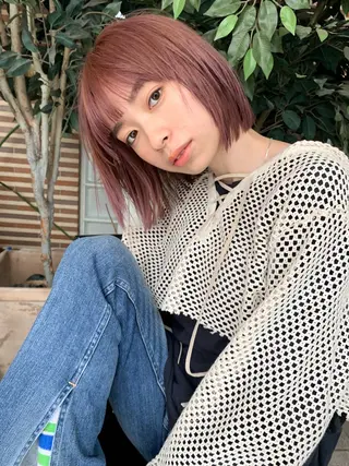 ミディアム 《5月クーポン記 載中》小森祐希のヘアスタイル
