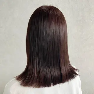 セミロング カラー パーマ ヘアアレンジ メンズ mona/ ストレートスタイル✨のヘアスタイル