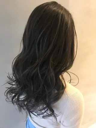 ロング カラー ヘアアレンジ ネイル マツエク・マツパ 夜23時まで予約🉑 reverieあきらのヘアスタイル