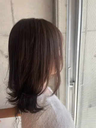 ミディアム c& ちはるのヘアスタイル