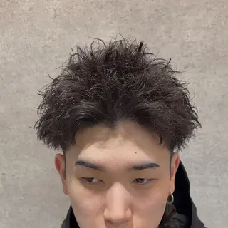 カラー メンズ特化/仕上がり 満足度No,1⚡️のヘアスタイル