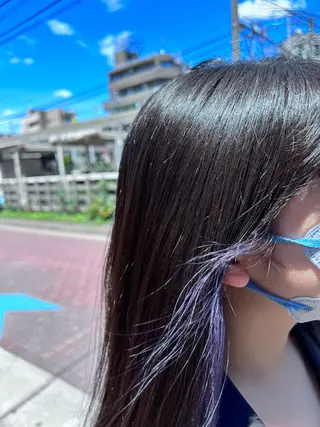 カラー NATUREL 本田風のヘアスタイル
