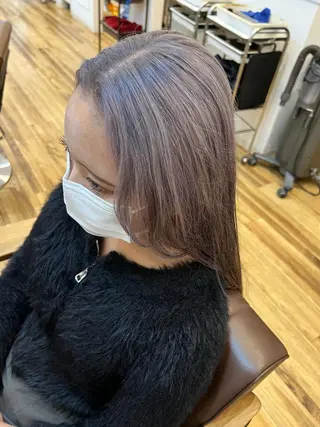 ロング カラー 🐰ハイトーンカラー 畠山 渡🐰のヘアスタイル