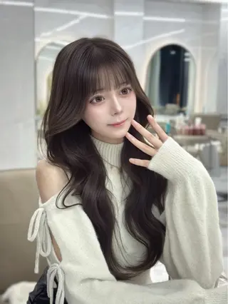 ロング カラー 小林 拳人のヘアスタイル