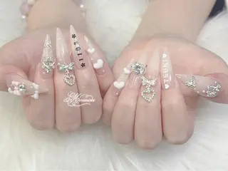 ネイル MoMoA Nail ネイル長さ出し専門店のネイルデザイン