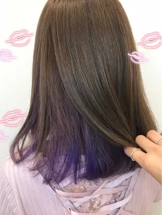 ミディアム カラー 新宿駅近♡個室 ♡関口三都季🌜のヘアスタイル
