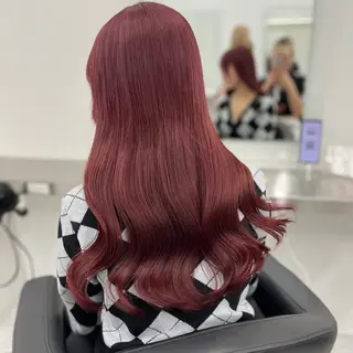 ロング 🍒韓国y2k暖色 NO.1🍒REAのヘアスタイル