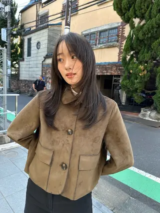 ロング 柔らか透け感カラー 🌿ムロヤリョウスケのヘアスタイル