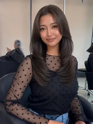 ロング カラー 髪質改善🫧 カラー特化/Hinaのヘアスタイル