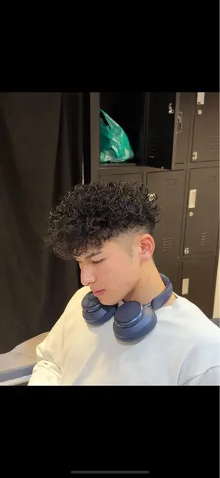 ショート パーマ メンズ メンズパーマ特化 美容師kouyaのヘアスタイル