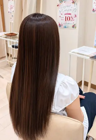 ロング 深田 和瑛のヘアスタイル