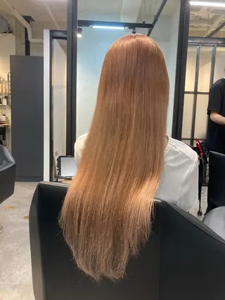 ロング カラー ✨最安値✨エクステ カラー🌼つきな🌼のヘアスタイル