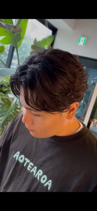 パーマ メンズ 🌀メンズパーマ🌀 平川海夢のヘアスタイル
