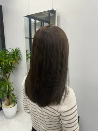 セミロング カラー MAI/髪質改善/ 幹細胞トリートメントのヘアスタイル