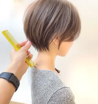 ショート ショート/ 似合わせカットモカのヘアスタイル