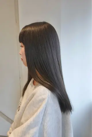 ロング カラー 福島kico ナカウチのヘアスタイル