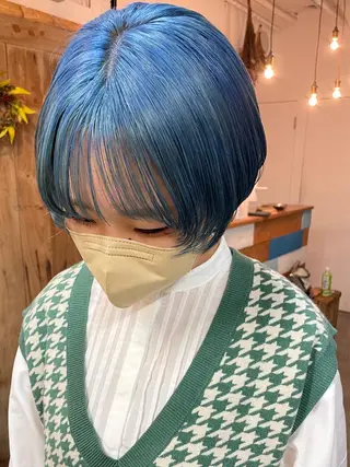 ショート カラー 💎韓国風レイヤー /ボブ💎Namiのヘアスタイル