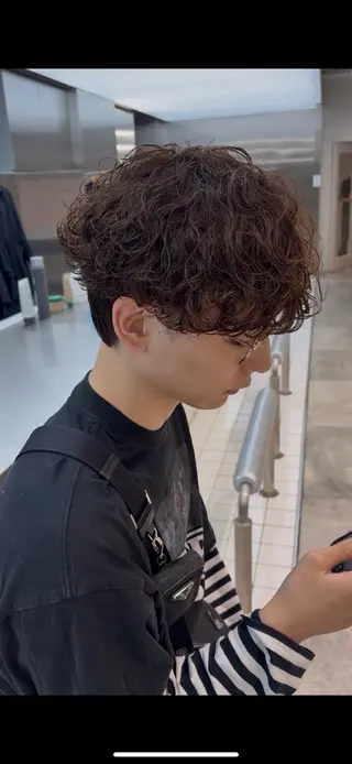ショート カラー パーマ fifth 児玉達哉 当日予約🙆のヘアスタイル