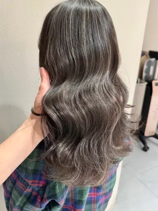 カラー 髪質改善🪄 イルミナカラー岩谷のヘアスタイル