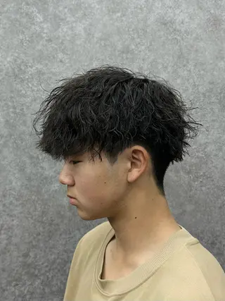 ショート パーマ 🔥フェザーパーマ 特化🔥勇斗のヘアスタイル