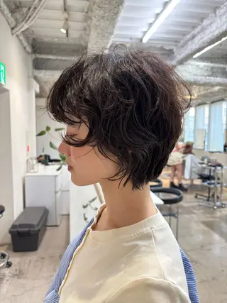 ショート パーマ ANY/須田麻人 /パーマスタイルのヘアスタイル