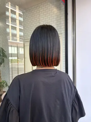 カラー インナーカラー/ ブリーチ/ことねのヘアスタイル