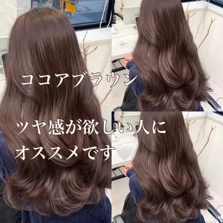 カラー なつき🎀韓国ヘア /透明感カラーのヘアスタイル