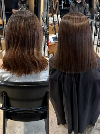 ブリーチ矯正髪質改善 ✨オオエタクミのヘアスタイル