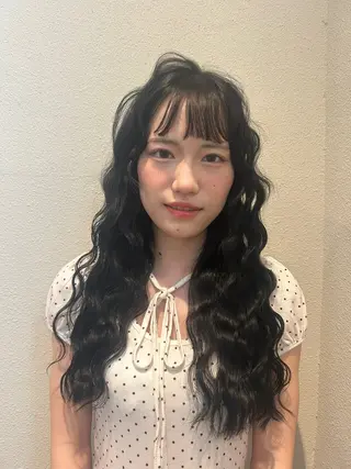 ロング カラー ボブ&寒色🎐ᩚ 短髪 COCOROのヘアスタイル