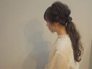 カラー ヘアアレンジ 矢部 江里奈のヘアスタイル