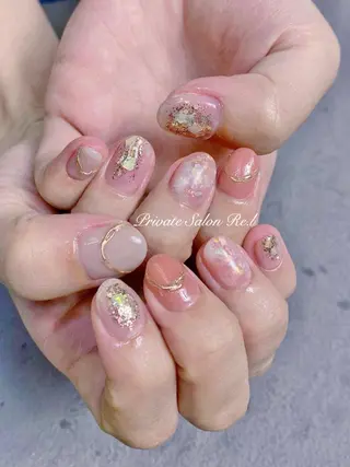 ネイル モチの良さ◉ フィルインネイル♡のネイルデザイン