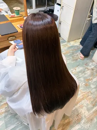 ロング 艶髪特化✨縮毛矯正 🎀崎山莉里香のヘアスタイル