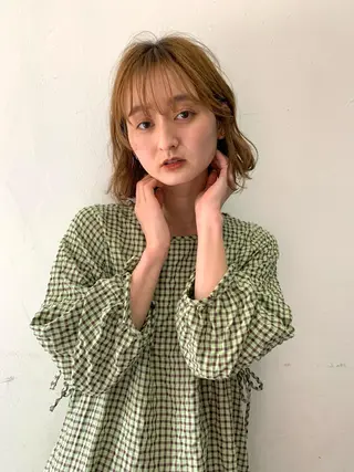 ショート カラー 藤原 陽一郎のヘアスタイル