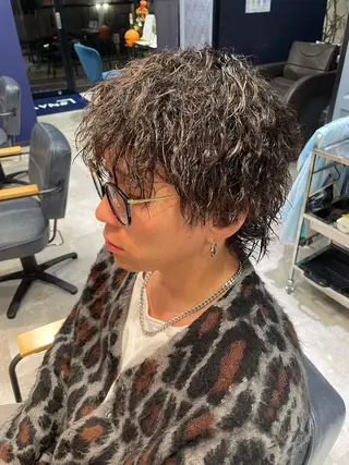パーマ メンズ メンズ限定そらパーマ カラーモデル募集🐝のヘアスタイル