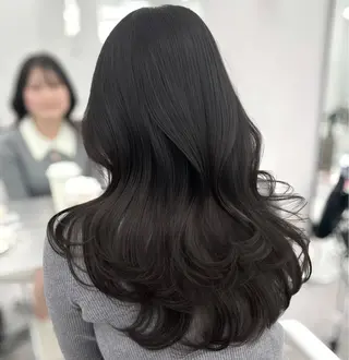 ロング カラー 韓国ヘア🇰🇷× 髪質改善🫧テルのヘアスタイル