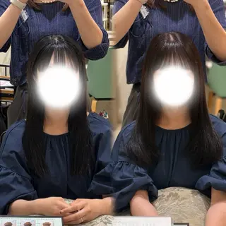 セミロング レイヤーカット/ 髪質改善💘Ainaのヘアスタイル