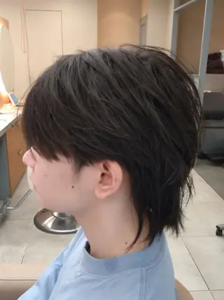 ミディアム ヘアアレンジ メンズ 🐺デザインウルフ / 一ノ瀬 凌🐺のヘアスタイル