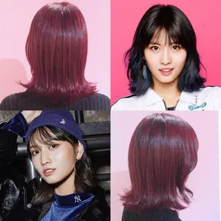 ミディアム カラー ヘアアレンジ 柔らか垢抜けｶﾗｰと ｶｯﾄ🫧ASUKAのヘアスタイル