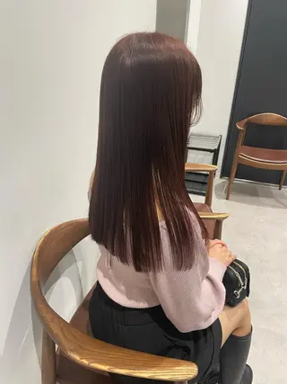 セミロング minatsu 東京の技術を京都でのヘアスタイル