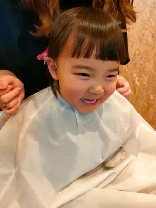 キッズ JowA✂︎ 目片夏実のヘアスタイル